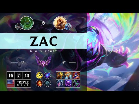 Zac Support vs Leona - NA Master Patch 14.14