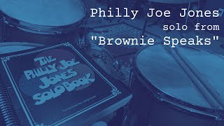 Philly Joe Jones on "Brownie Speaks" (Clifford Brown, 1953)