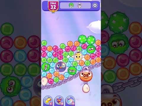 Angry Birds Dream Blast Level 166 no booster [Gameplay] optimized for smartphones [Rovio]