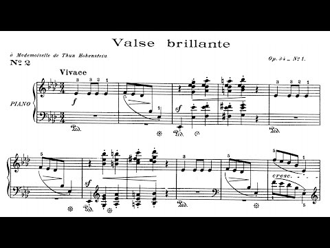 Frédéric Chopin - Waltz No.2, Op.34 No.1, Valse Brillante