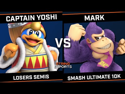 Captain Yoshi (Dedede) vs Mark (Donkey Kong) - String Esports Smash Ultimate 10K