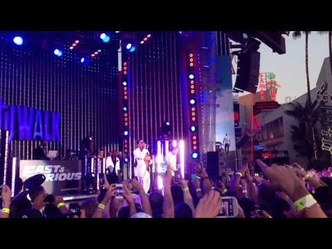 Ludacris singing All I Do Is Win at the Fast and Furious Premiere