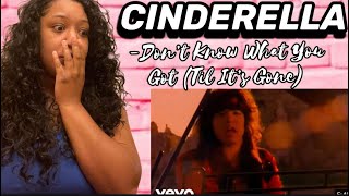 CINDERELLA - DON’T KNOW WHAT YOU GOT TIL IT’S GONE REACTION