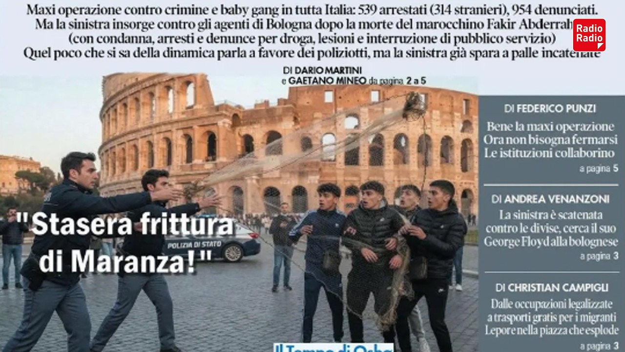 🔴 MAXI OPERAZIONE CONTRO CRIMINE E BABY GANG IN TUTTA ITALIA | #21luglio