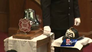 Bell rings for last time for fallen firefighter