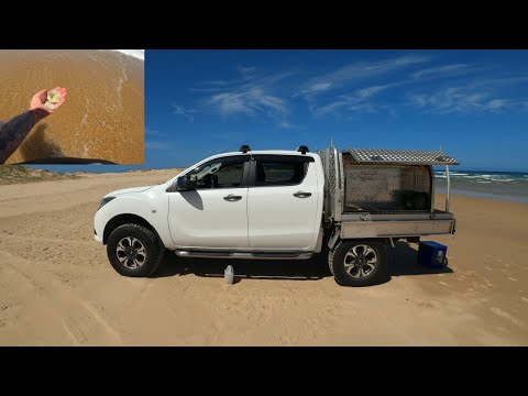 Loving my Mazda Bt50 first run on the Beach 