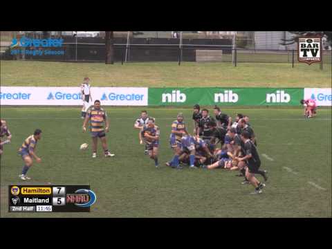 2015 NHRU Minor Semi Final Premier 3 Highlights - Hamilton v Maitland