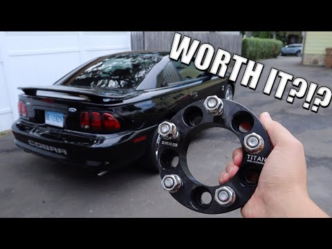 Titan Wheel Accessories Spacers On SN95 Mustang (CLEAN)