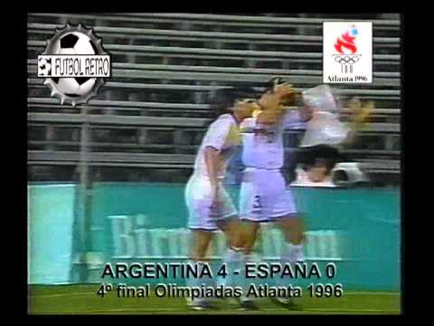  Argentina 4 vs España 0 Olimpiadas Atlanta 1996 ...