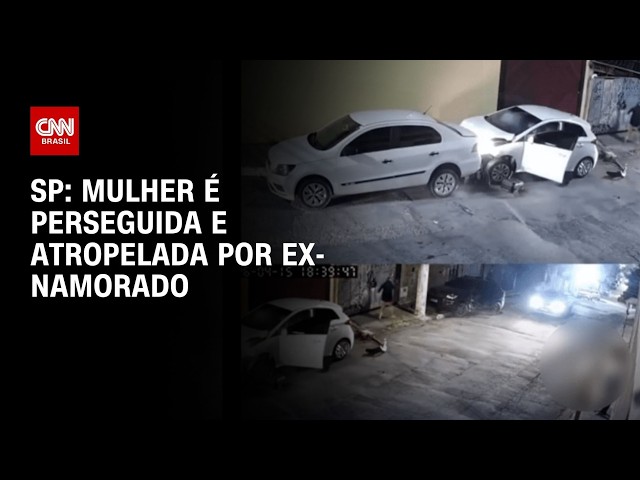 Mulher é perseguida e atropelada por ex-namorado em SP | CNN 360°