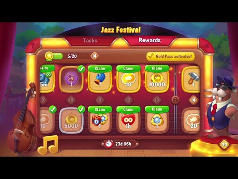 @Fishdom Win Strikes Atlantis Cup Stage 20 - 21. 🎷Jazz Festival Event Level 13 🔐