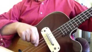 Video thumbnail for Kay bass K162 from 1950's by MelodyMusic - Don A