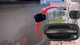 How To: 03-06 chevy Silverado Door Handle/Door Lock Replacement