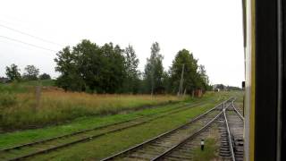 preview picture of video 'Vilciens Rīga—Gulbene pienāk Gulbenes stacijā'