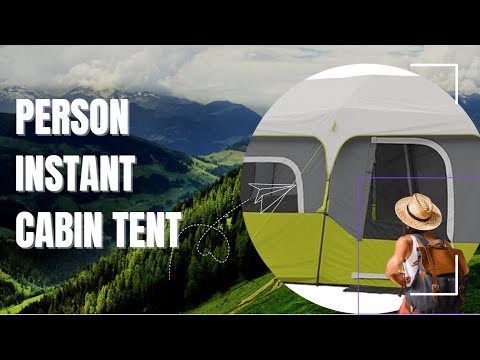 🌧🌗The most impressive Instant set up Cabin Tent I have ever seen