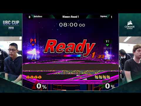 UBC Cup 2018 | Melee Singles | W1 | DeltaStorn VS Edgeluca