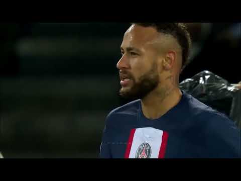 Neymar vs Strasbourg red card English Commentary   Home Ligue 1 22 23 HD #neymar #neymarjr #shorts
