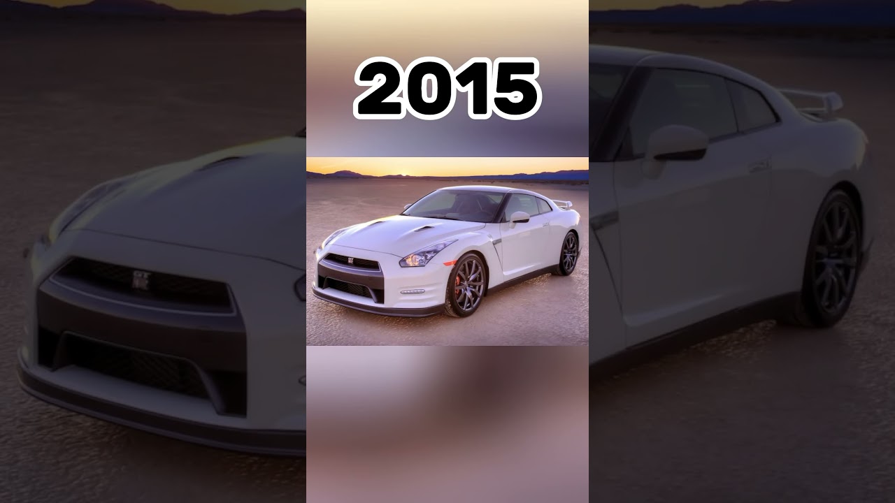 Evolution of nissan gtr (1990/2024)#nissan #nissangtr #automobile #evolution #supercar #viral #short