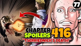 PATAY SI TSERRIEDNICH!!! 😱 BENJAMIN vs TSERRIENICH!!! Hunter X Hunter Chapter 416 Spoilers Tagalog