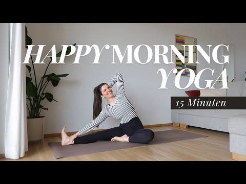 Morning Yoga Stretch for a Happy Start to the Day | 15-Minute Yoga Morning Routine