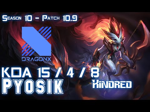 DRX Pyosik KINDRED vs GRAVES Jungle - Patch 10.9 KR Ranked