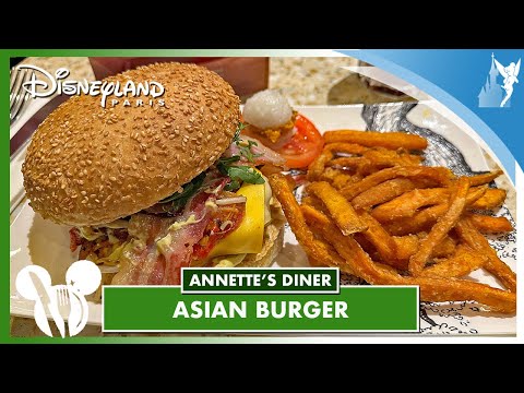 🍔 Asian Burger at Annette's Diner in Disney Village at Disneyland Paris 2024