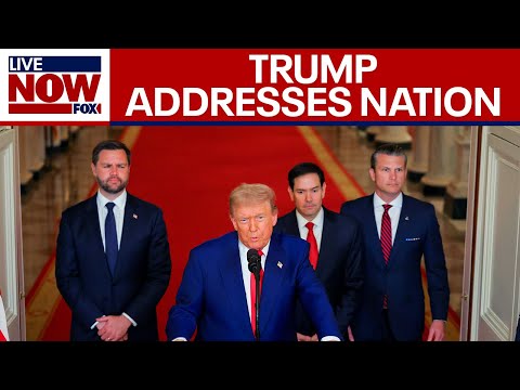 LIVE: Trump addresses nation after strikes on Iranian nuclear sites