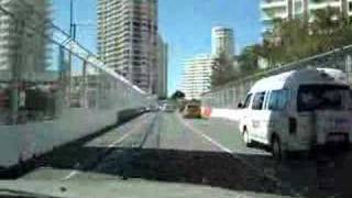 preview picture of video 'Gold Coast Lexmark Indy Pit Straight Video 2007 - Overtaking'