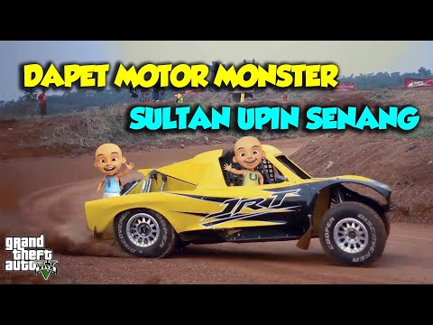 Sultan Upin Ipin Punya SuPeR Monster OFFROAD mesin Pesawat - GTA V Upin Ipin Episode Terbaru 568