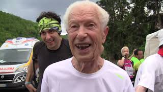 Walter Fagnani, 95 anni, 46 volte la 100 km ,del PASSATORE.    video  Maurizio Callegati