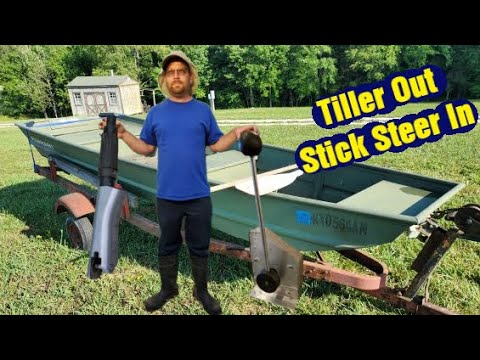 Replacing TILLER with STICK STEER ... Johnson OUTBOARD
