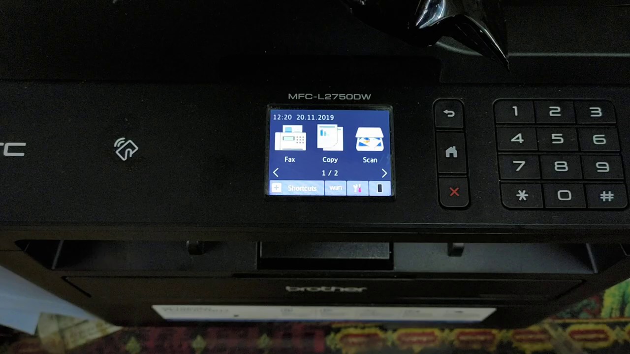How to reset mfc l2750dw toner