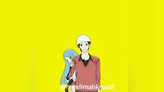 1010+ Gambar Animasi Romantis Muslimah HD Terbaik