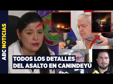 Caso as4lto a comisaría en Canindeyú: Escenas de terror, 3 mu3rtos y traslado de cuerpos a Asunción
