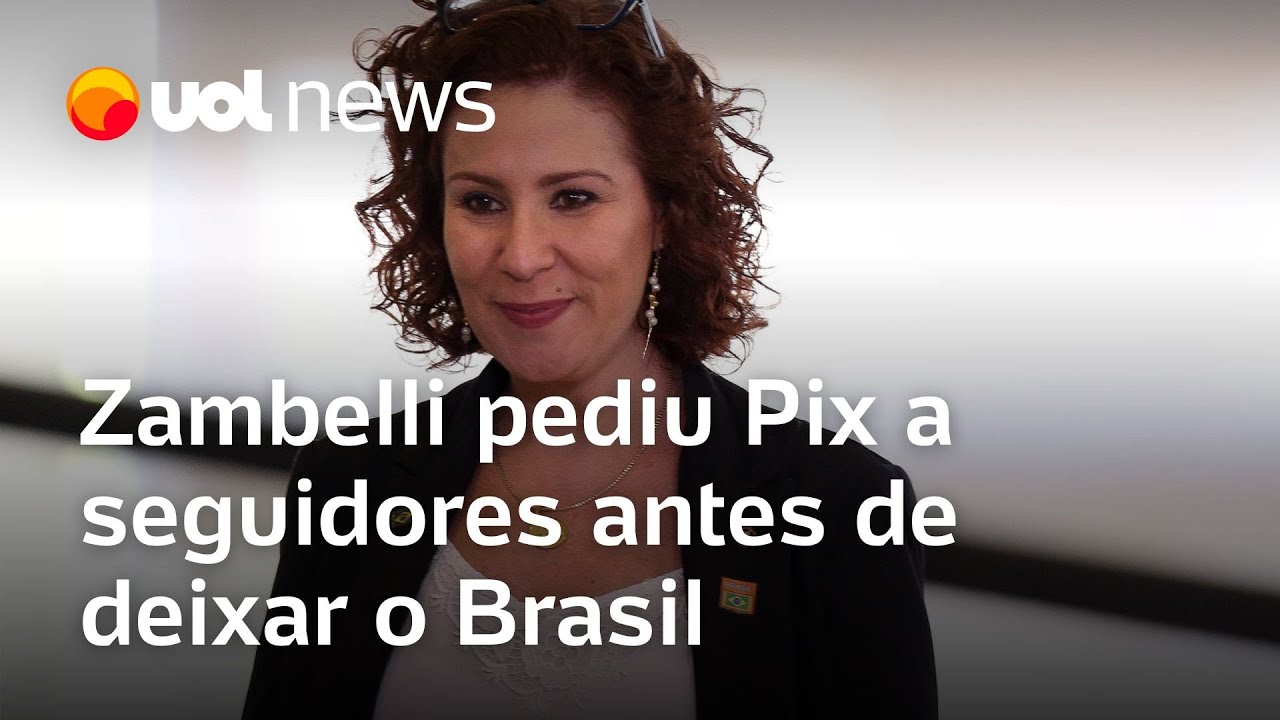 Zambelli pediu Pix a seguidores para 'processos judiciais' duas semanas antes de deixar o Brasil