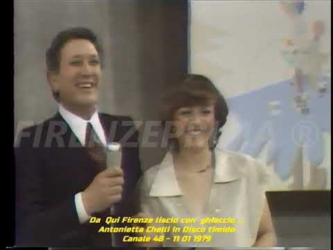 Qui firenze liscio con ghiaccio...  Antonietta Chelli  in Disco timido - Canale 48 - 11- 01 -1979