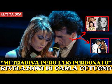 CARLA E IL TRADIMENTO DI TOTO CUTUGNO: L'ASSURDA RIVELZIONE DELLA MOGLIE - NOTIZIA SHOCK