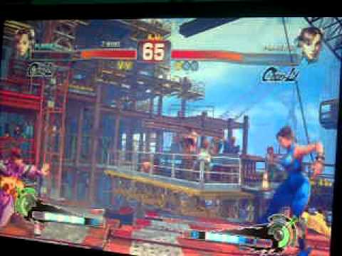 SSF4AE Chun-Li mirrors Jul 24 2011 - pangke (1p) vs photon (2p)