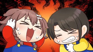 【手描き】ボケとツッコミを入れ替えてみるも案の定無理だったスバころ【戌神ころね/大空スバル/ホロライブ切り抜き】