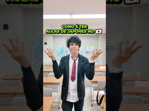 Como é ESTUDAR Japonês numa ESCOLA no Japão?
