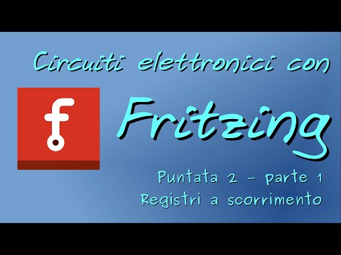 Circuiti elettronici con Fritzing - puntata 2A - registri a scorrimento