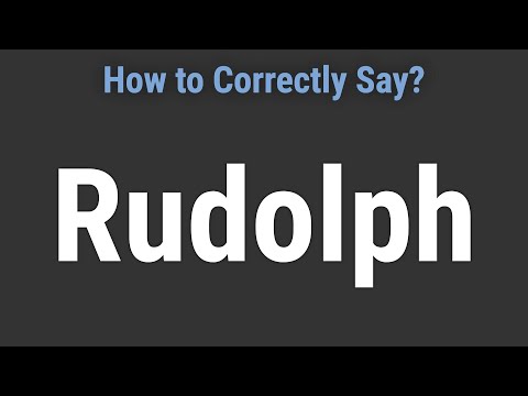 How to Pronounce Name Rudolph (Correctly!)