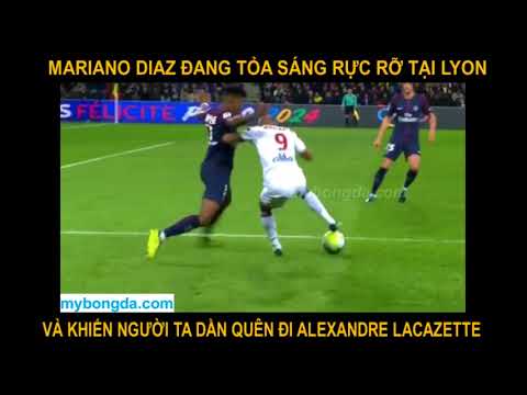 Mariano Diaz đang tỏa sáng rực rỡ tại Lyon và khiến người ta dần quên đi Alexandre Lacazette