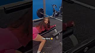 Gym girl workout// friend Bhai tu ladki ka sath na