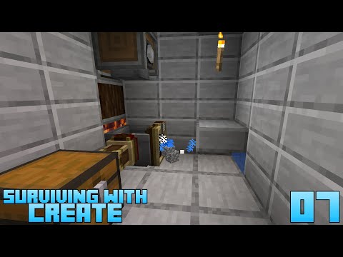 Surviving With Create :: E07 - Optimized Ore Processing Setup