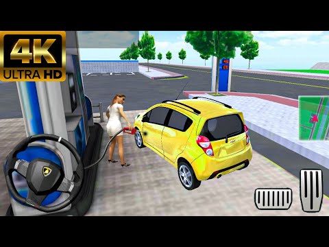 3D Driving Class - New Super Car In Gas Station EP5 Refuel Gas Crazy Race - Car Games