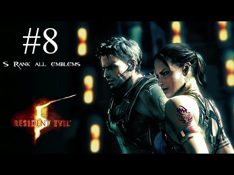 Resident Evil 5 Remastered S-Rank Walkthrough Part 8 - Chapter 3-3: Oil Field - Drilling Facilities