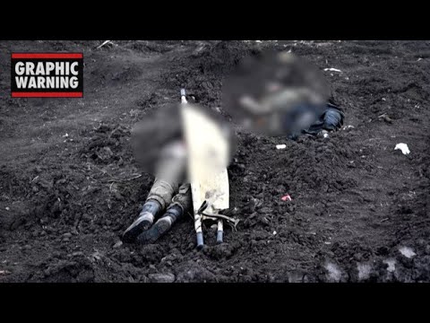 Dead Russian soldiers found in trenches outside Kharkiv