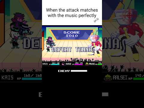 Tenna Final Attack Perfect Timing Music #undertale #deltarune #deltarunechapter4 #tobyfox #shorts