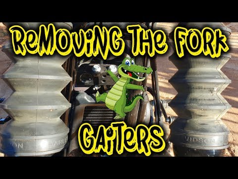 Removing fork gaiters - 2019 Softail street bob